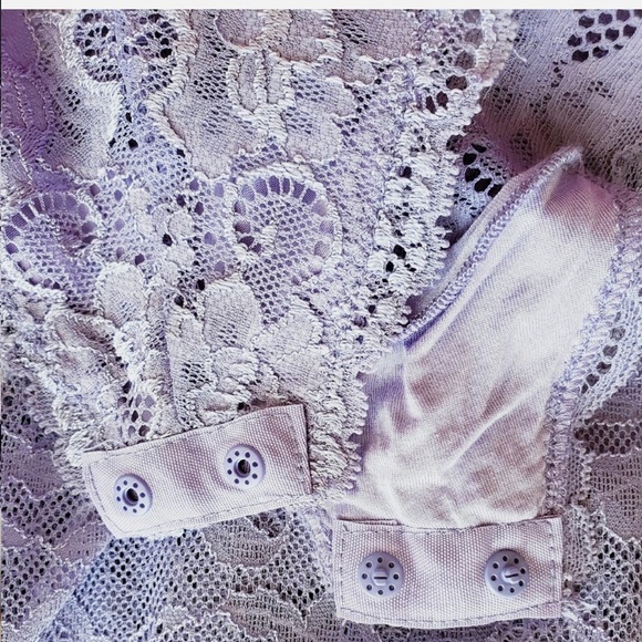 Intimately Free People On Board Boho Lace Bodysuit Large - Picture 5 of 12